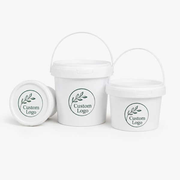 Handled Plastic Yogurt Tub with Snap-On Lid Handled Plastic Yogurt Tub with Snap-On Lid