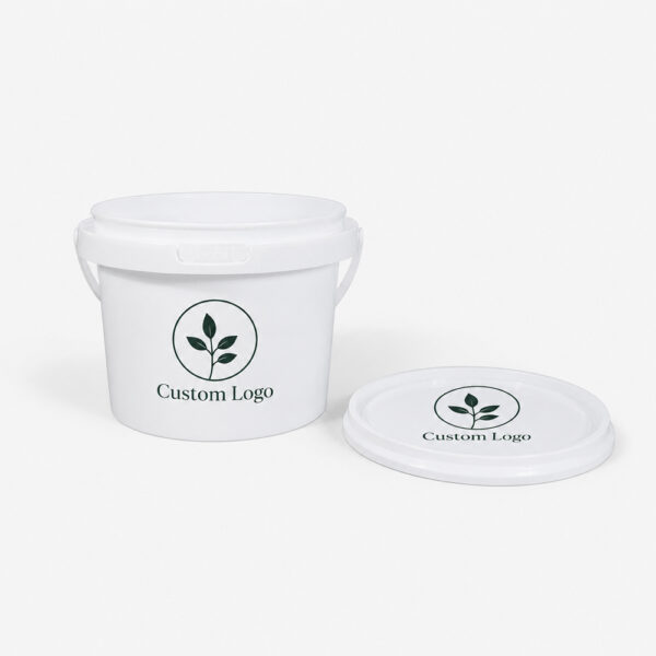 Handled Plastic Yogurt Tub with Snap-On Lid Handled Plastic Yogurt Tub with Snap-On Lid