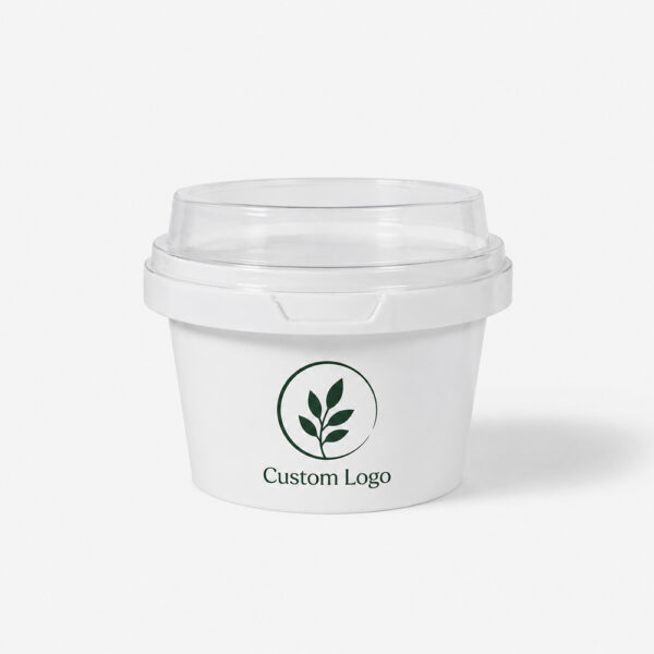 Handled Plastic Yogurt Tub with Snap-On Lid Handled Plastic Yogurt Tub with Snap-On Lid
