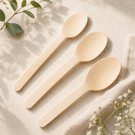 Heavy-duty and standard disposable spoon options
