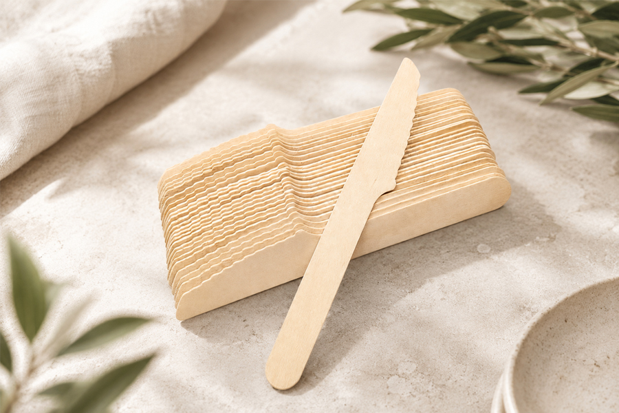 Heavy duty disposable knives for wholesale foodservice supply