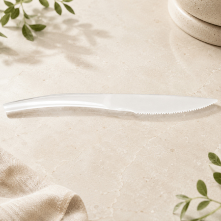 Heavy duty plastic knife supplier for catering companies