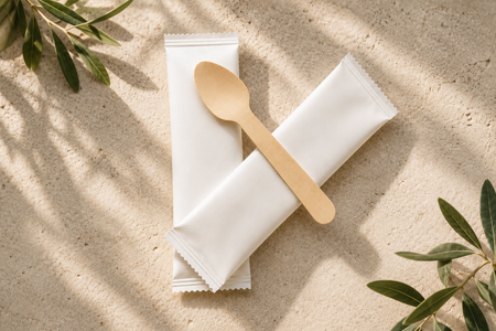 Heavy-duty wooden spoon for restaurant bulk supply