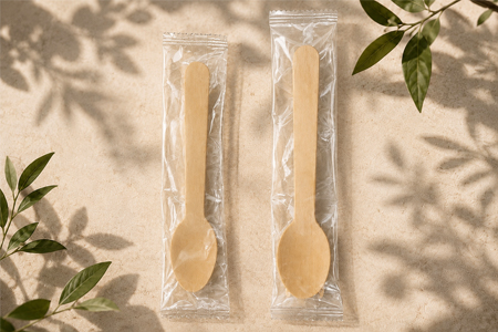 Heavy-duty wooden spoon for restaurant bulk supply