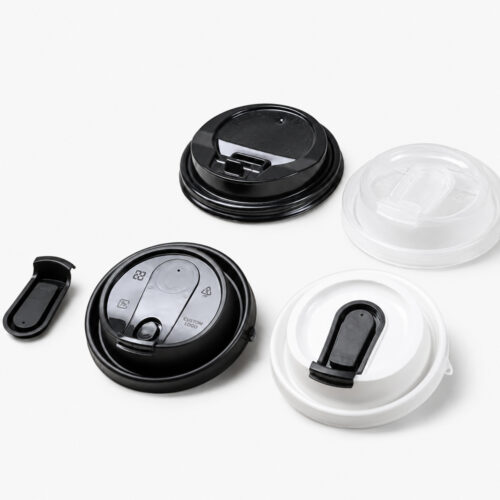 Hot Drink Cup Lids with Reclosable Flip-Tab Closure Hot Drink Cup Lids with Reclosable Flip-Tab Closure