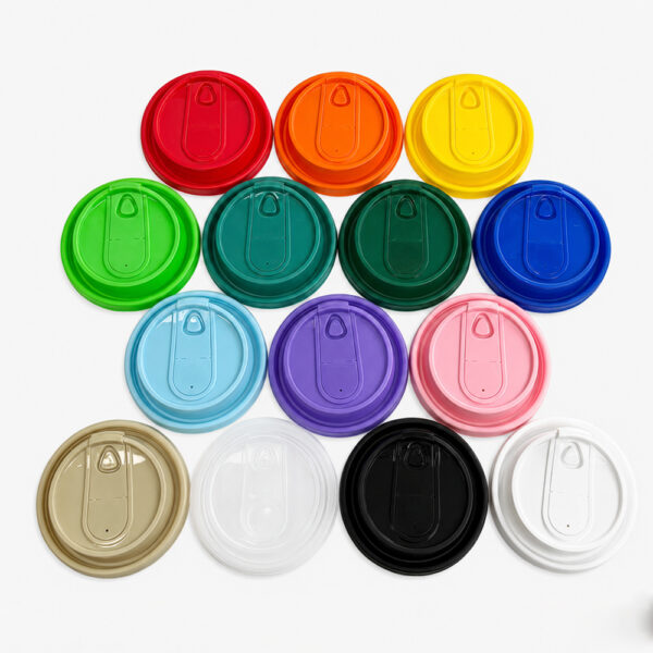 Hot Drink Cup Lids with Reclosable Flip-Tab Closure