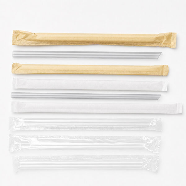 Individually Wrapped Plastic Straws for Foodservice Individually Wrapped Plastic Straws for Foodservice