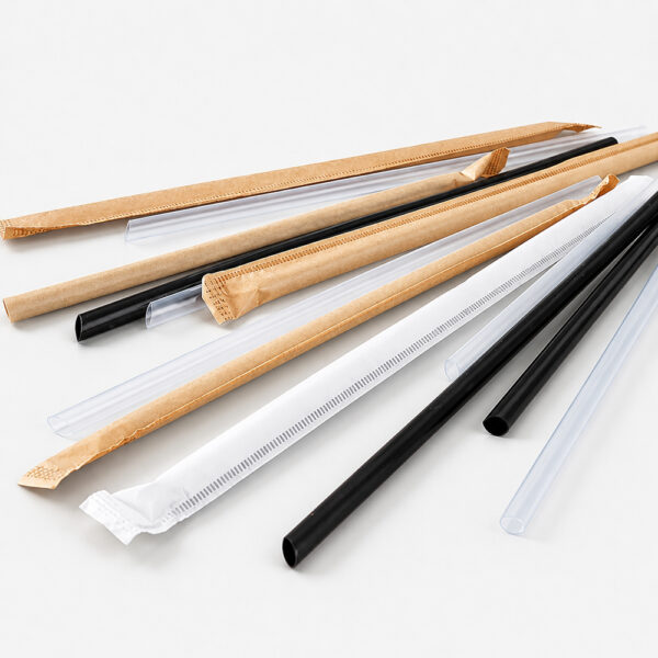 Individually Wrapped Plastic Straws for Foodservice Individually Wrapped Plastic Straws for Foodservice