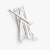 Individually Wrapped White Paper Straws for Drinks Individually Wrapped White Paper Straws for Drinks