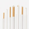 Individually Wrapped White and Kraft Paper Straws