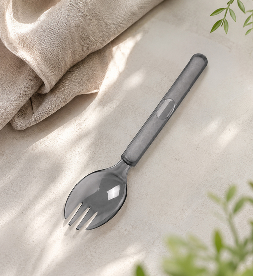 Individually wrapped sporks for distributor and restaurant orders