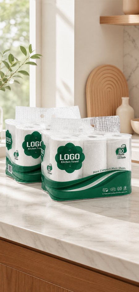 Kitchen paper towel rolls for wholesale commercial supply