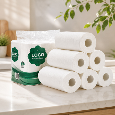 Kitchen paper towel rolls for wholesale commercial supply