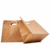 Kraft Paper Bag with Die-Cut Handle for Takeaway Kraft Paper Bag with Die-Cut Handle for Takeaway