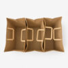 Kraft Paper Bag with Flat Handles for Takeaway