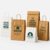 Kraft Paper Bags for Bakery and Takeaway Use