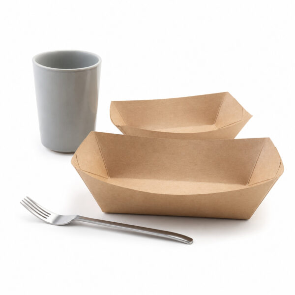 Kraft Paper Boat Tray for Hot Dogs and Snacks Kraft Paper Boat Tray for Hot Dogs and Snacks