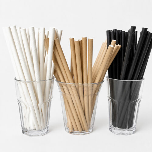 Kraft Paper Drinking Straws for Beverage Service Kraft Paper Drinking Straws for Beverage Service