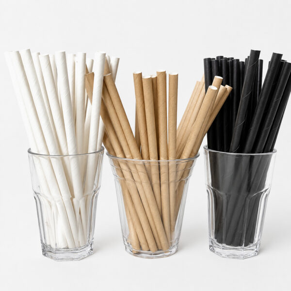Kraft Paper Drinking Straws for Beverage Service
