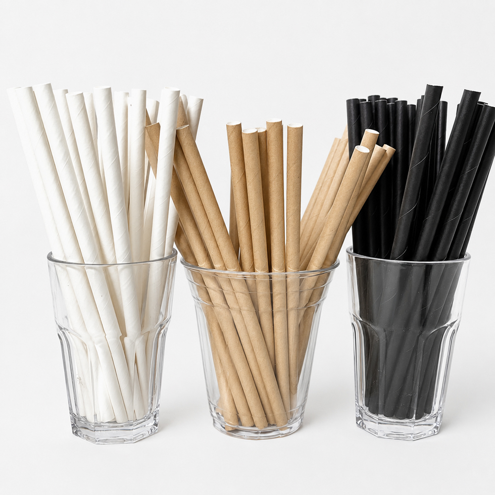 Kraft Paper Drinking Straws for Beverage Service