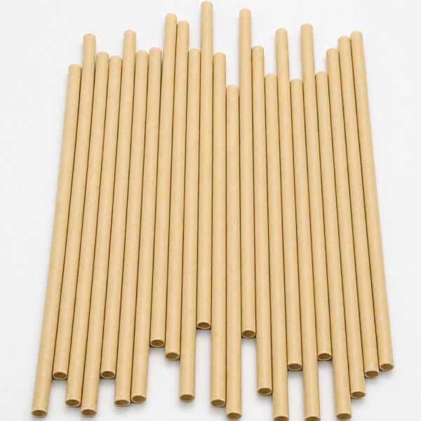 Kraft Paper Drinking Straws for Beverage Service