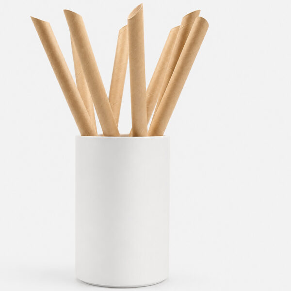 Kraft Paper Drinking Straws for Foodservice Beverages