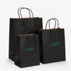 Kraft Paper Handle Bag for Takeaway Food Orders Kraft Paper Handle Bag for Takeaway Food Orders