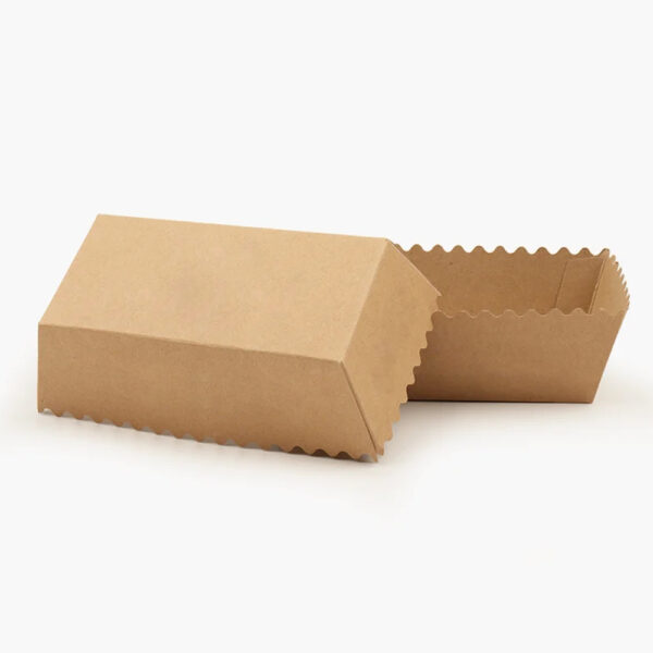 Kraft Paper Tray for Bakery and Snack Service