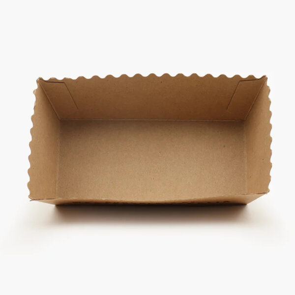 Kraft Paper Tray for Bakery and Snack Service