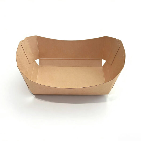Kraft Paper Tray for Takeaway Snack Service