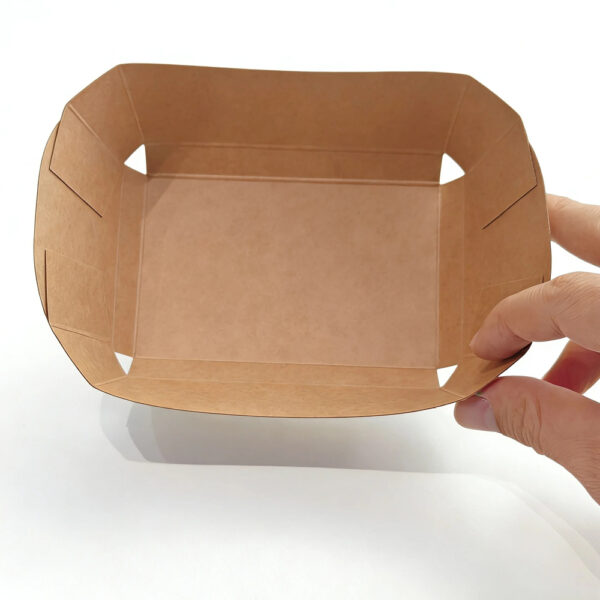 Kraft Paper Tray for Takeaway Snack Service