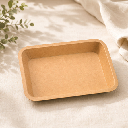 Large paper food tray for shared snacks and catered servings