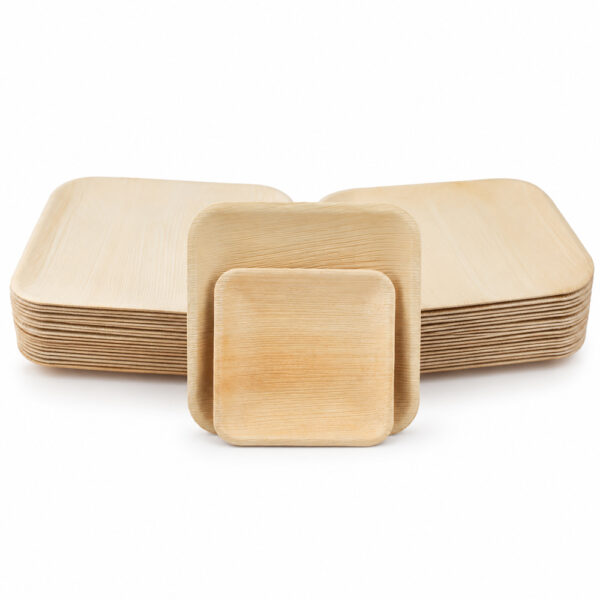 Leaf-Style Disposable Plates for Buffet Catering Leaf-Style Disposable Plates for Buffet Catering