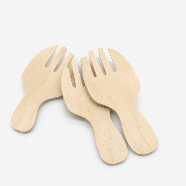 Mini Wooden Sporks for Dessert and Appetizers Mini Wooden Sporks for Dessert and Appetizers