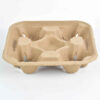 Molded Paper Pulp Drink Carrier Tray Molded Paper Pulp Drink Carrier Tray