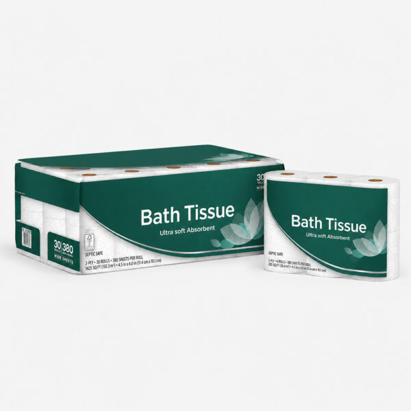 Multi-Pack Toilet Paper Rolls for Wholesale Supply