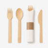 Natural Bamboo Cutlery Set for Catering and Takeaway