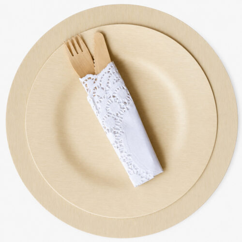 Natural Bamboo Plates for Buffet Food Service