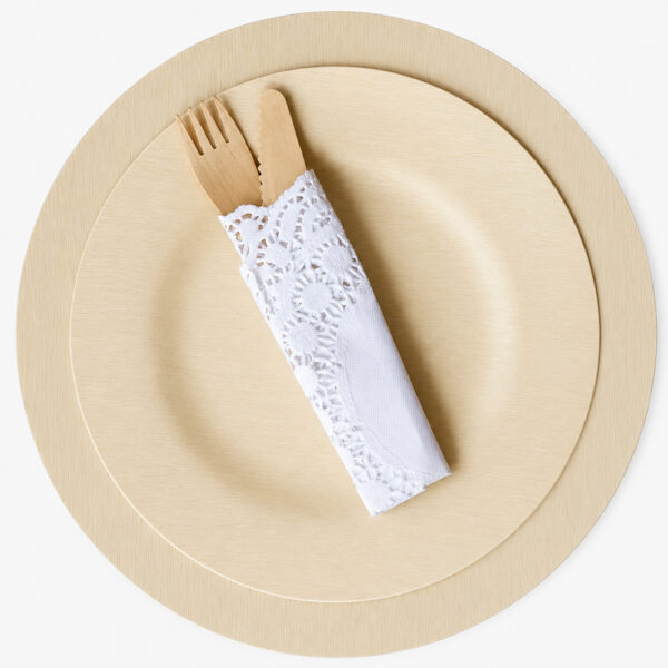 Natural Bamboo Plates for Buffet Food Service