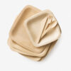 Natural Bamboo Plates for Buffet Food Service