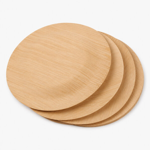 Natural Bamboo Plates for Buffet Food Service