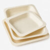 Natural Bamboo Plates for Buffet Food Service