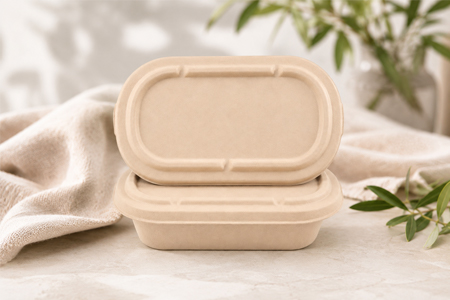 Natural fiber bowls for fruit, snacks, and catered events