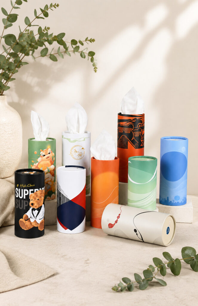 OEM facial tissue boxes for distributor programs