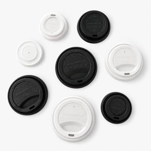 PLA Sip-Through Cup Lids for Hot Beverage Cups PLA Sip-Through Cup Lids for Hot Beverage Cups