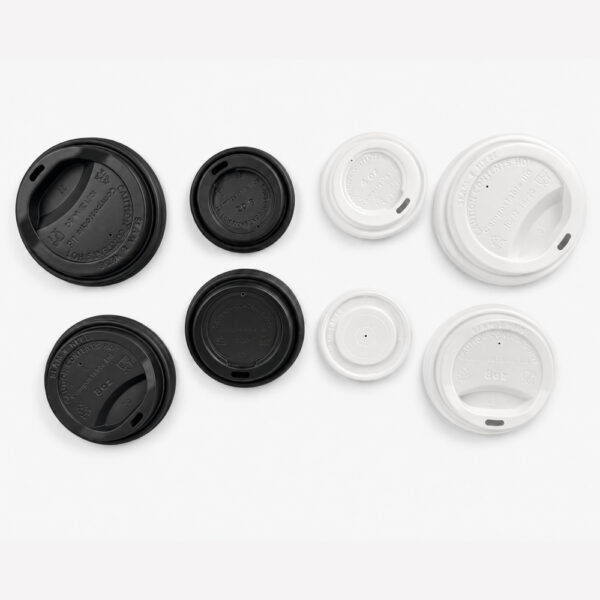 PLA Sip-Through Cup Lids for Hot Beverage Cups PLA Sip-Through Cup Lids for Hot Beverage Cups