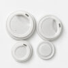 PLA Sip-Through Cup Lids for Hot Beverage Cups PLA Sip-Through Cup Lids for Hot Beverage Cups
