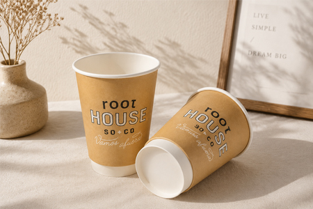 PLA-lined paper cups for wholesale eco-friendly packaging programs