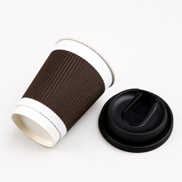 Paper Coffee Cup with Ripple Wall and Print Option