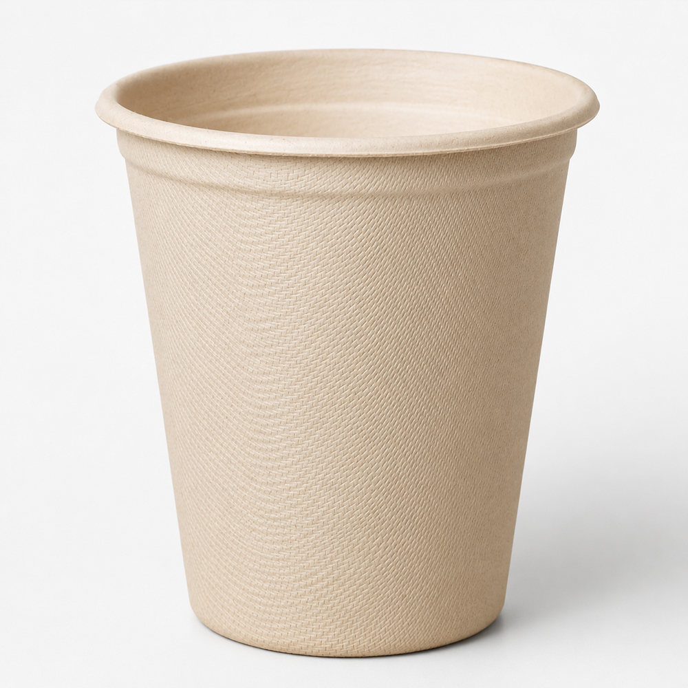 Paper Coffee Cup with Textured Natural Finish